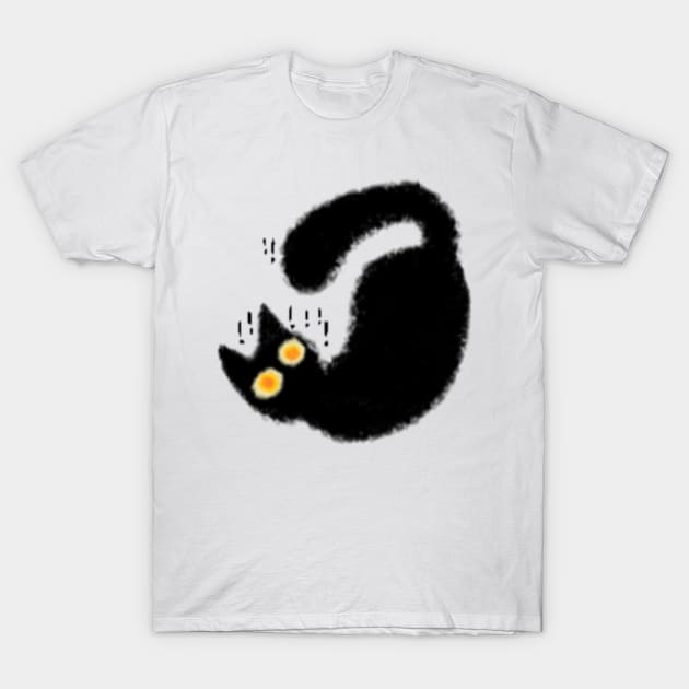 Falling Cat MS paint T-Shirt by Bingust